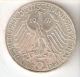 MONEDA DE PLATA DE ALEMANIA DE 5 MARK DEL AÑO 1969 THEODOR FONTANE  (COIN) SILVER,ARGENT. - 5 Marcos