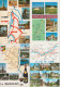 8 POSTCARDS : France  - MAPS / CARTES / KAARTEN / KARTEN - Multiviews - (3 Scans) - Landkaarten