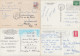 4 POSTCARDS : FRANCE  - AUTO ROUTE - MICHELIN 2x 58 & 2x 59  - MAPS / CARTES / KAARTEN / KARTEN - (2 Scans) - Landkaarten