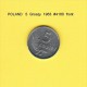 POLAND   5  GROSZY  1963  (Y # A46) - Poland