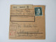 Luxemburg Diekirch Paketkarte. Deutsche Besetzung 1943 ? - 1940-1944 Occupazione Tedesca