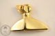 Beautiful Golden Colour Perfume Bottle - Signed Stephanie Paris - Pin Badge - #PLS - Perfumes
