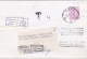 855 Op Drukwerkbandje (imprime) Met Stempel LIEGE Naar OUGREE, TAXE + Stempel TROUVE A LA BOITE + RETOUR - 1951-1975 Heraldic Lion