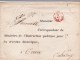 1838 - ENVELOPPE En FRANCHISE Du MINISTERE De L´INSTRUCTION PUBLIQUE à PARIS Pour CAEN - 1801-1848: Précurseurs XIX