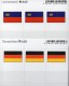 2x3 In Farbe Flaggen-Sticker FL+BRD 7€ Kennzeichnung An Alben Karten Sammlung LINDNER 630+640 Flag Liechtenstein Germany - Autographes