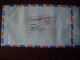 Nepal, Used Registred Air Mail Letter, - Nepal