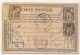 RARE Affranchissement à 10c Sur Carte Postale De DAX Landes. Paire 4c Luxe. - 1877-1920: Periodo Semi Moderno