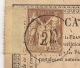 RARE Affranchissement à 10c Sur Carte Postale De DAX Landes. Paire 4c Luxe. - 1877-1920: Periodo Semi Moderno