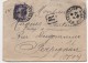 N° 142 SEUL SUR LETTRE RECOMMANDEE DE MONTPELLIER POUR PERPIGNAN DU 9/07/1908 - 1877-1920: Semi-Moderne