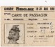 VP1034 - PARIS - Marine -  Carte De Passager - Croisière France - Soir 18 - 30 Aout 1949 à Bord Du MARE LIGURE - Otros & Sin Clasificación