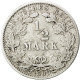 Monnaie, GERMANY - EMPIRE, 1/2 Mark, 1909, Hambourg, TB, Argent, KM:17 - 1/2 Mark