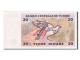 Billet, Tunisie, 20 Dinars, 1992, 1992-11-07, NEUF - Tunisia