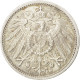 Monnaie, GERMANY - EMPIRE, Wilhelm II, Mark, 1904, Karlsruhe, TTB+, Argent - 1 Mark