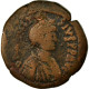 Monnaie, Anastasius I 491-518, Follis, Constantinople, TB+, Cuivre - Bizantine