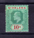 St Helena 1908 S.G. # 71 ** Etwas Rostfleckig Im Gummi - Sainte-Hélène