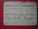 CHROMO PUBLICITAIRE   CHOCOLAT LOMBART  PHARAMOND  ? E ROI DE FRANCE  ATTENTION EN  MAUVAIS ETAT - Lombart