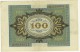 CARTAMONETA - PAPER MONEY - GERMANIA - 100 MARCHI HUNDERT MARK 1920 - QUALITY SPL - NON STIRATA - SENZA PIEGHE - 100 Mark