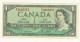 CARTAMONETA - PAPER MONEY - 1954 -  1 DOLLARO CANADESE - QUALITY BB - NON STIRATA  - BRITISH AMERICAN BANK NOTE - Kanada