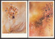 CPM - BRUEL 1984 - Lot De 8 Cartes Reproduction Peinture, Thème Femme - Voir Descriptif - Peintures & Tableaux