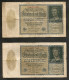 DEUTSCHLAND - Weimarer Republik - 10000 Mark (Berlin 1922) LOT Of 2 BANKNOTES - 10.000 Mark