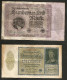 DEUTSCHLAND - Weimarer Republik - 10000 & 100000 Mark (1922 / 1923) LOT Of 2 BANKNOTES - 10000 Mark