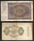 DEUTSCHLAND - Weimarer Republik - 10000 & 100000 Mark (1922 / 1923) LOT Of 2 BANKNOTES - 10000 Mark