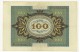 CARTAMONETA - PAPER MONEY - GERMANIA - 100 MARCHI HUNDERT MARK 1920 - QUALITY SPL - NON STIRATA - SENZA PIEGHE - 100 Mark