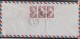 PAKISTAN Postal History Brief Envelope Air Mail PK 009 SERVICE Architecture - Pakistan