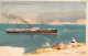 ¤¤   -   Illustrateur " E. LESSIEUX "  -  Départ D´un Transatlantique De Marseille  -  Paquebot   -  ¤¤ - Lessieux