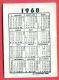 K980 / 1968  LOVECH - RED CROSS , WOMAN BABY BOY  - Calendar Calendrier Kalender - Bulgaria Bulgarie Bulgarien Bulgarije - Petit Format : 1961-70