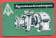 K1022 / 1969  " AGROMASHINAIMPEX " Company , Trade Agricultural Machinery Calendar Calendrier Kalender Bulgaria Bulgarie - Petit Format : 1961-70