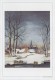 PGR-39-G : Bert MELKENBEECK : ## Vlassenbroek ## : ART,PAINTING,SNOWLANDSCAP E,SNOW,SNEEUW,NEIGE,CHURC H, - Postogram