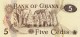 BILLET # GHANA # 1977  # 5 CEDIS  #  PICK 15 # NEUF  # - Ghana