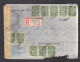 FINLANDE 1915 Usages Courants S/enveloppe Recommandée Censure Militaire - Briefe U. Dokumente