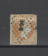 GRECIA 1861 TESTA DI MERCURIO  TIRATURA PROVVISORIE DI ATENE 10 L. CON CIFRA AL VERSO USATO - Used Stamps