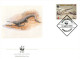 Delcampe - (551) WWF First Day Cover - Set Of 4 Covers - Crocodile - Bangladesh - FDC