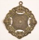 Ancien Pendentif En Métal Argenté Avec Système Porte Médaille / Photo / Pièce - Pendenti