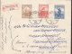 Denmark Registered Einschreiben Label KØBENHAVN 1958 Cover Brief To OVERVEEN Netherlands Receipient Décédé (2 Scans) - Brieven En Documenten