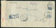 1941 Palestine Jerusalem Registered Censor Cover -  'Der Bund' Bern, Switzerland Via Haifa, Ankara, Istanbul, Turkey - Palestine