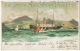 St Vincent Cape De Verde The Royal Mail Steam Packet Co Art Card Charles Dixon Paquebot Ship Cancel - Kaapverdische Eilanden