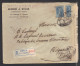 GRECE 1914/1918 Usages Courants Obl. S/enveloppe Recommandée Censure Militaire Française - Cartas & Documentos