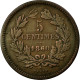 Monnaie, Luxembourg, William III, 5 Centimes, 1860, Paris, TB+, Bronze, KM:22.2 - Luxembourg