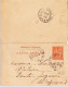 1902 - CARTE-LETTRE ENTIER TYPE MOUCHON De BRULON (SARTHE) - DATE 211 - Cartoline-lettere