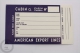 American Export Lines Blue -  Airlines Label - Original Luggage Airline Label - Sticker - Etiquetas De Equipaje