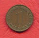 ZC1436 / - 1 PFENNING - 1949 ( F ) - FRG  Deutschland Germany Allemagne Germania - Coins Munzen Monnaies Monete - 1 Pfennig