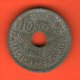 ** 10 Centimes AH1360 1941 PROTECTORAT FRANCAIS ** - KM 267 - Zinc 2,7gr. 21mm - TUNISIA / TUNESIA / TUNESIEN - Túnez