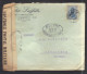 ARGENTINE 1914/1918 Usages Courants Obl. S/enveloppe Censure Militaire Française - Lettres & Documents