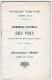 Institution NOTRE-DAME- Valence- ( Drôme)- Distribution Solennelle Des Prix - Année 1921- - Diplome Und Schulzeugnisse