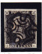 SG #1 - One Penny Black Vollrändig - Zentrierter Malteserkreuz Stempel - Platte 5 - Gebraucht