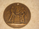 Médaille En Bronze Pour La Patrie Par Le Livre Par L'Epée 1866-1881 A. BORREL 1884 - France